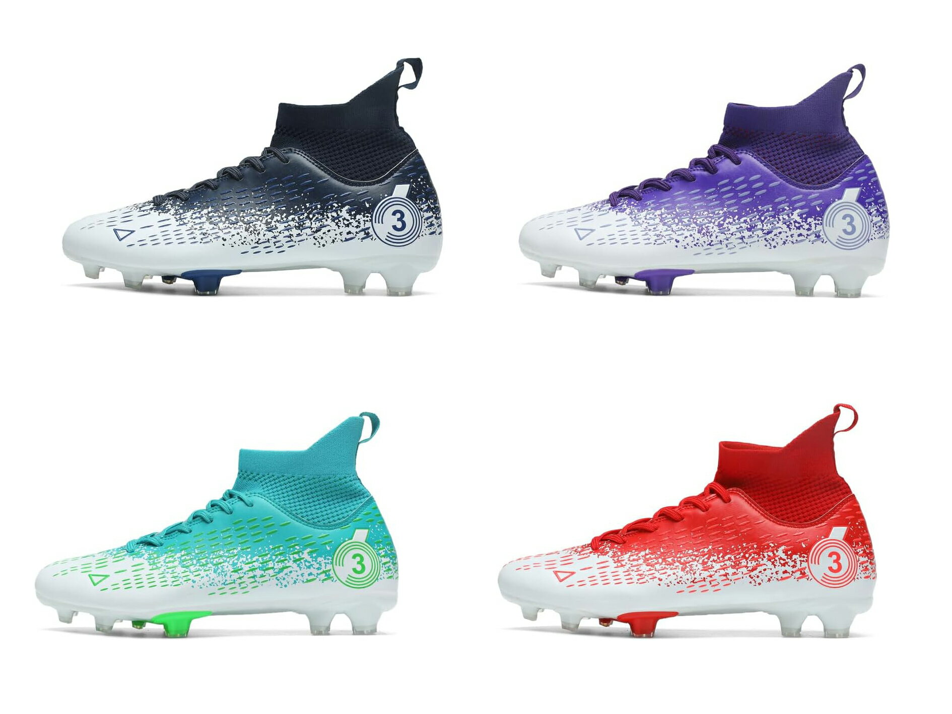 サッカーシューズ メンズ キッズ　スパイク サッカートレーニングシューズ ジュニア 壊れた爪サッカーシューズ 大人 フットサルシューズ 専門家サッカー