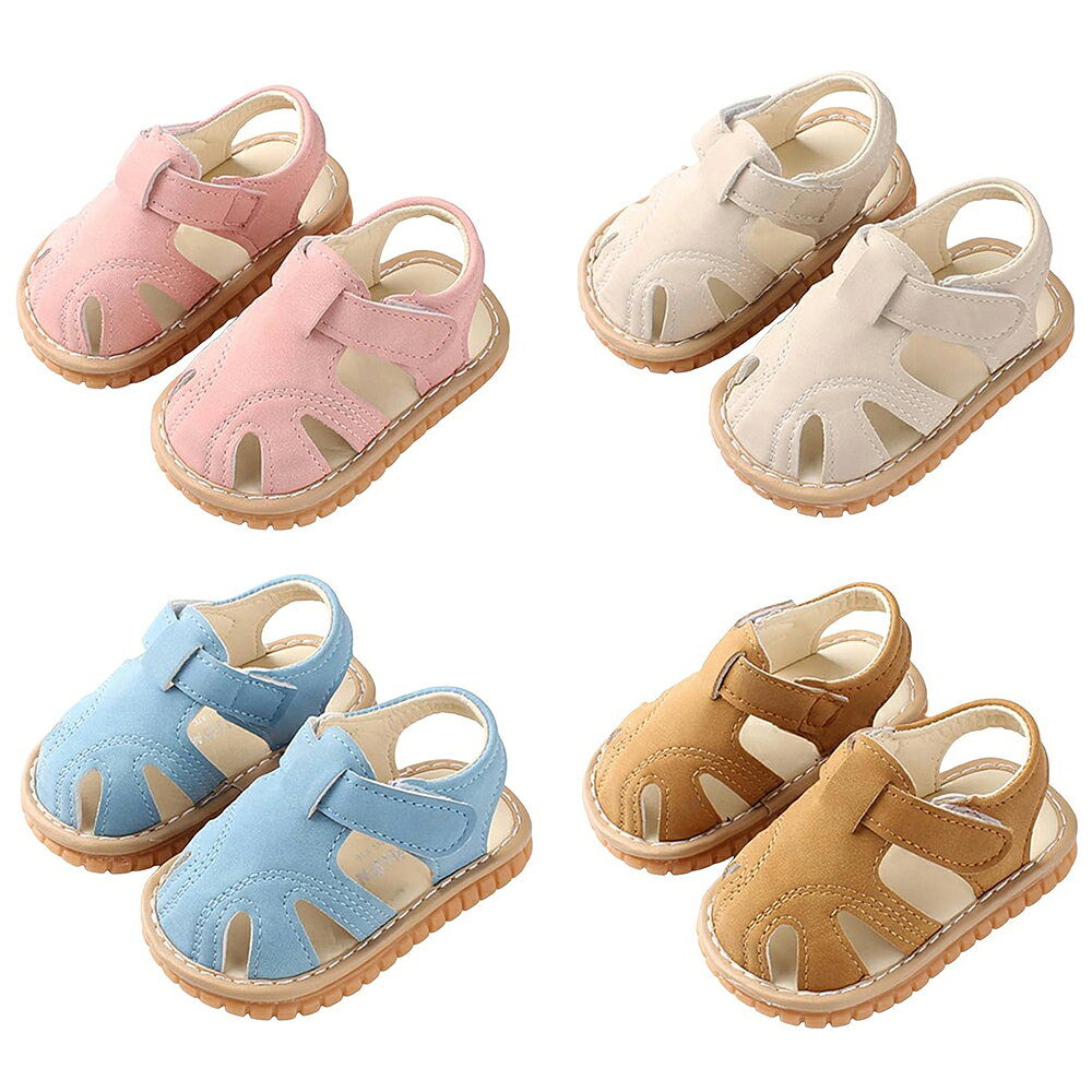 ベビー 靴 音が鳴る 男の子 女の子 マジックテープ 軽量 スポーツサンダル 子供靴 かわいい 無地 滑り止め 通気 ベビーサンダル つま先保護 歩き やすい おしゃれ 幼児靴 男女兼用 アウトドア 通園 通学 ビーチ 11.5cm-13.5cm