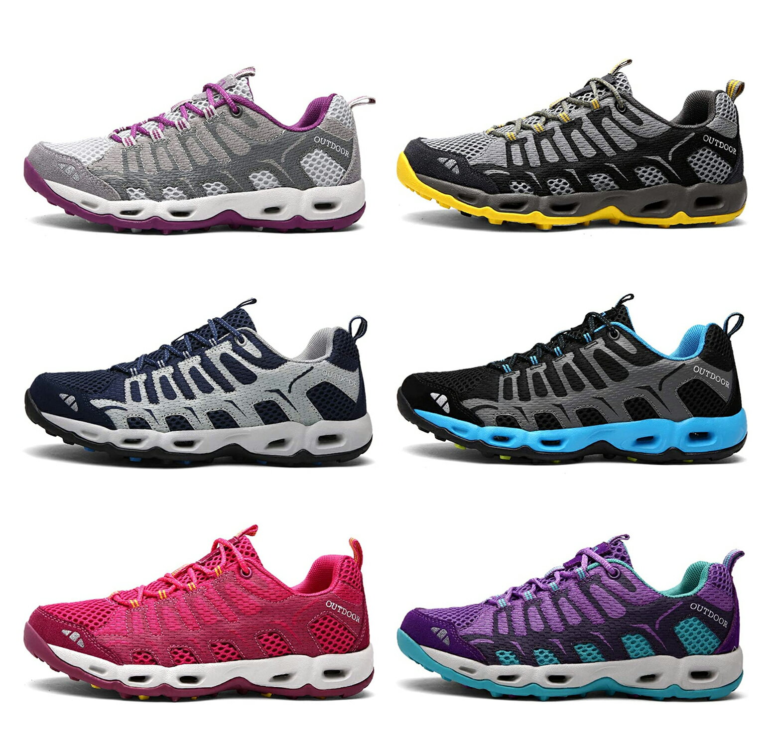 ウォーキングシューズ ハイキングシューズ トレッキングシューズ 登山靴 通気性 防滑 耐磨耗 アウトドア 軽量 ランニングシューズ メンズ レディース 男女兼用 スニーカー 22.5cm-28.0cm
