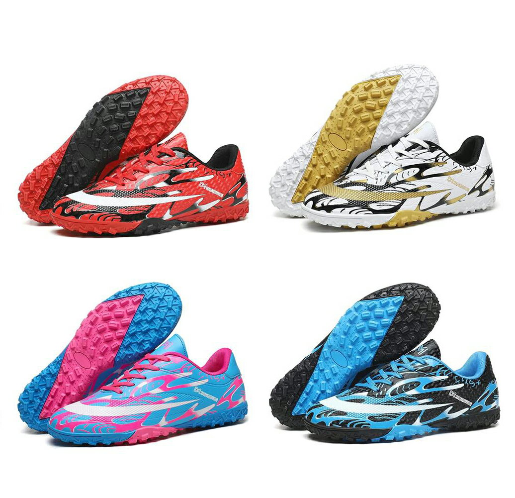 メンズ ジュニアサッカーシューズ トレーニングシューズ 軽量 耐摩耗 壊れた爪サッカーシューズ ジュニア 大人 専門家サッカー 男女兼用 20.5cm～27.0cm