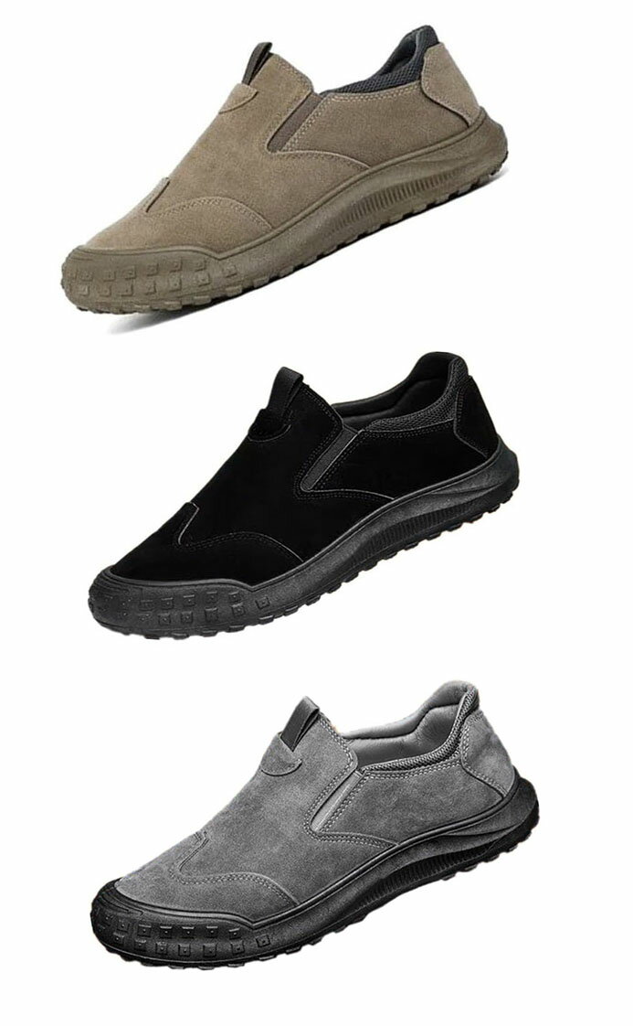 ウォーキングシューズ スリッポン メンズ 軽量 スニーカー 紐なし 紳士靴 カジュアルシューズ ビジネスシューズ 幅広 通気 滑り止 歩きやすい 通学 通勤 24.5cm-27.5cm