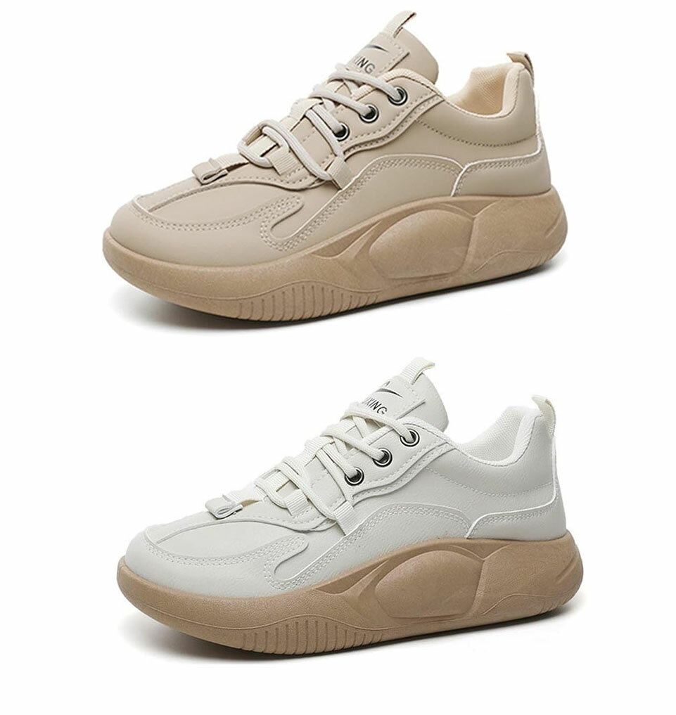 Rakuten - 厚底スリッポン ハイカットスニーカー 運動靴 ブーツ レディース 可愛い 厚底 スリッポン レースアップブーツ 防水 軽量 美脚 22.5cm-25.0cm