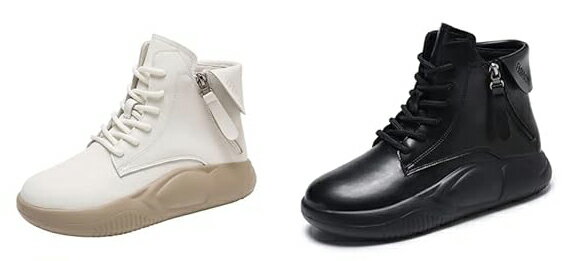 ダイエットスニーカー レディース 厚底スニーカー 女性 シューズ ハイカット ウォーキングシューズ レースアップブーツ女性用 防水 滑り止め 通気 美脚 疲れな...