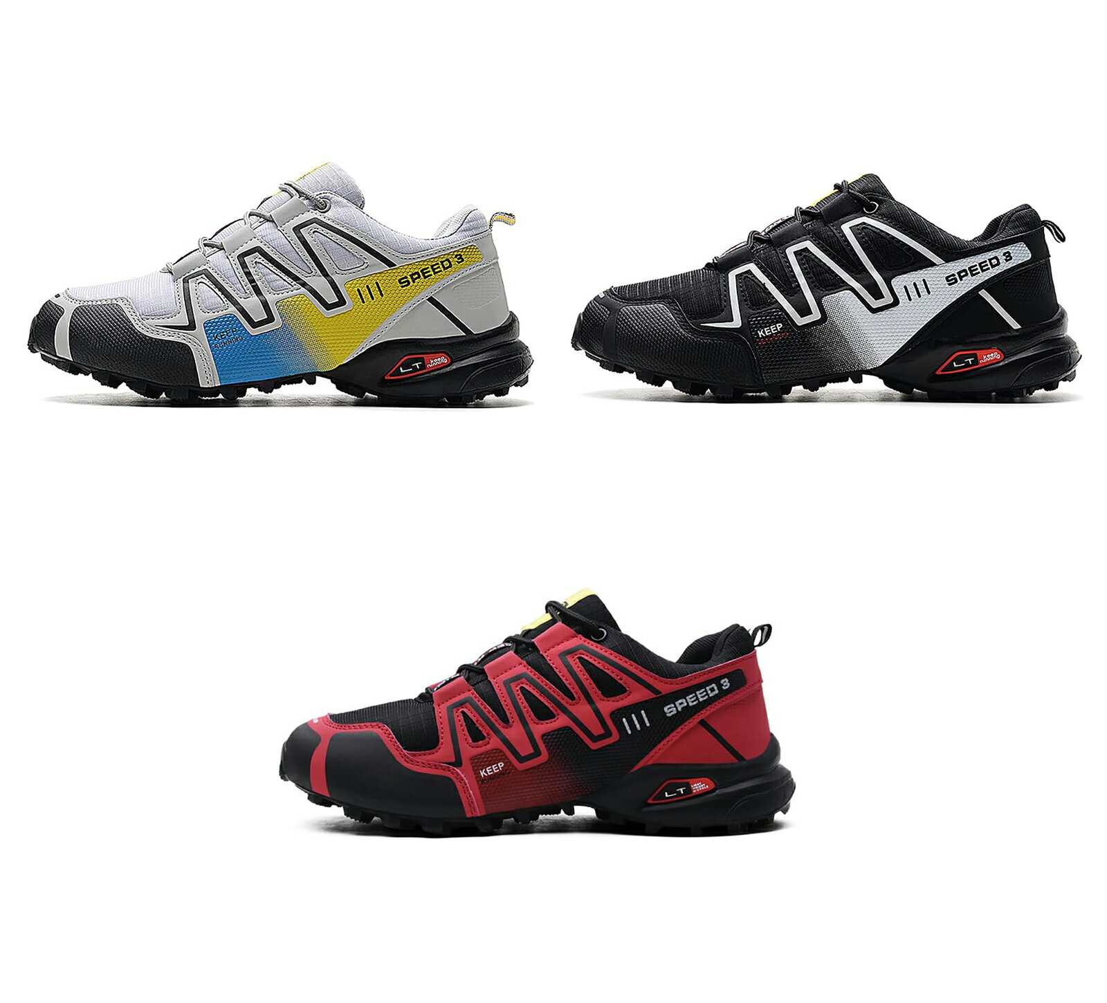 トレッキングシューズ メンズ ハイキングシューズ アウトドア 登山靴 厚底 大きいサイズ キャンプシューズ 軽量 滑り止め 釣り靴 耐摩耗性 おしゃれ 遠足 ハイキング 運動靴 24.5cm-29.0cm