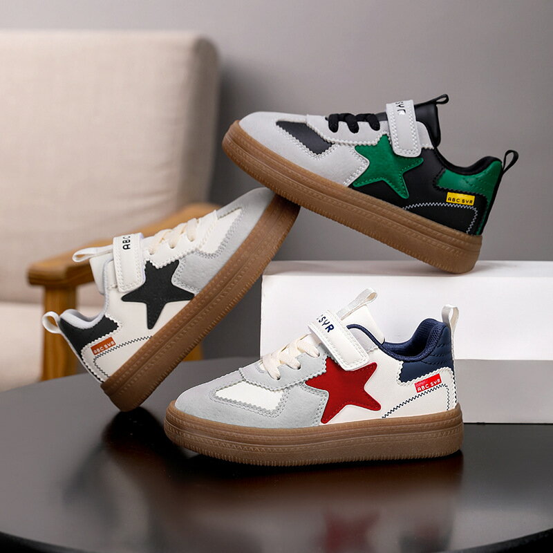 Sneakers - キッズシューズ スニーカー ファッション子供 着用幅広 疲れにくい 滑り止め 通気 ウォーキング 通園通学 誕生日 プレゼント アウトドア 小学生 夏秋冬 19.5cm-23.0cm
