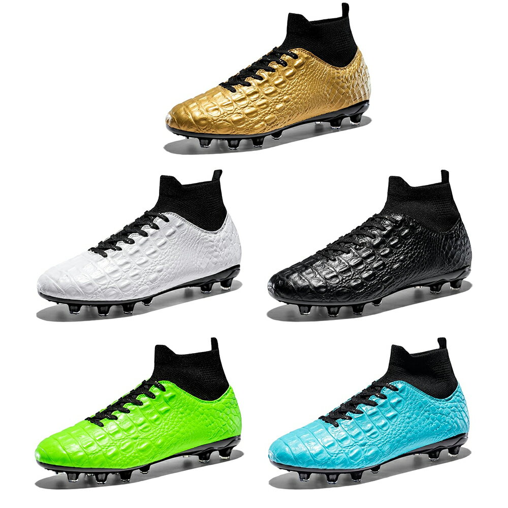 Other - サッカーシューズ メンズ レディース ジュニア サッカー トレーニングシューズ フットサルシューズ AG football shoes 屋内と屋外 ハイトップ ファッション 滑り止 軽量 男女兼用 21.5cm-28.0cm