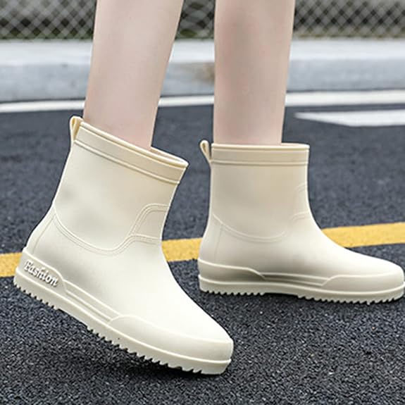 レインブーツ レインシューズ レディース ショート 長靴 防水スニーカー 防水シューズ おしゃれ かわいい 多機能 晴雨兼用 雨靴 ショートブーツ ながぐつ 防水靴 レインしゅーず 軽量 ガーデンブーツ 農作業 靴 rain shoes 23.0cm-25.0cm — vista 2