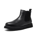 チェルシーブーツ メンズ ローカット サイドゴアブーツ ビジネス ブーツ 厚底 ショートブーツ 歩きやすい 革靴 23.5cm-27.5cm