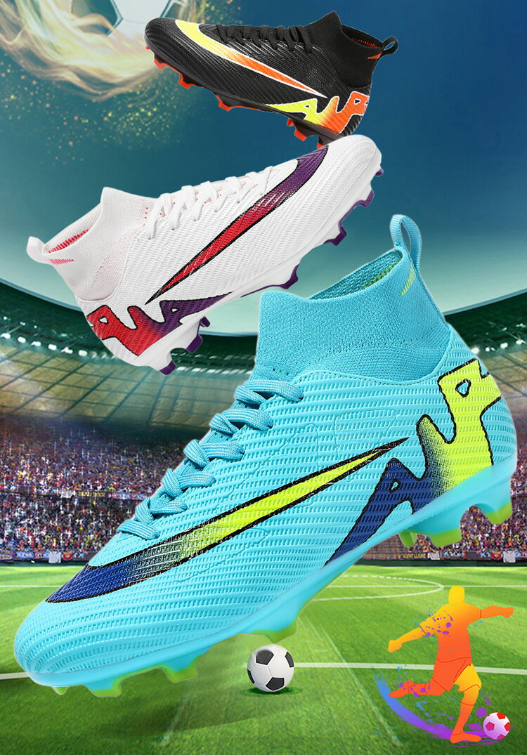 フットサルシューズ キッズ サッカー トレーニングシューズ ジュニア サッカーシューズ 子供用ダイヤル式 サッカーシューズ 男の子 女の子 プロサッカー 履きやすい ファッション 滑り止め 22.5cm-27.5cm