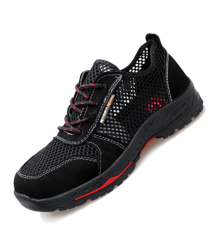 メッシュ 安全靴 作業靴 サンダルタイプ スニーカー メンズ セーフティシューズ 通気性 軽量 夏 鋼先芯 クッション性 大きいサイズ 22.5cm-28.0cm