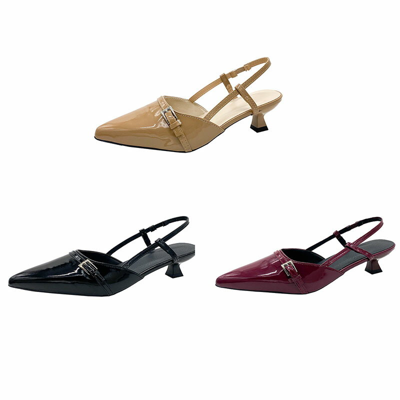 サンダル レディース　4CMヒール　痛くない 美脚 疲れにくい ハイヒール ミドルヒール 走れる 履きやす..