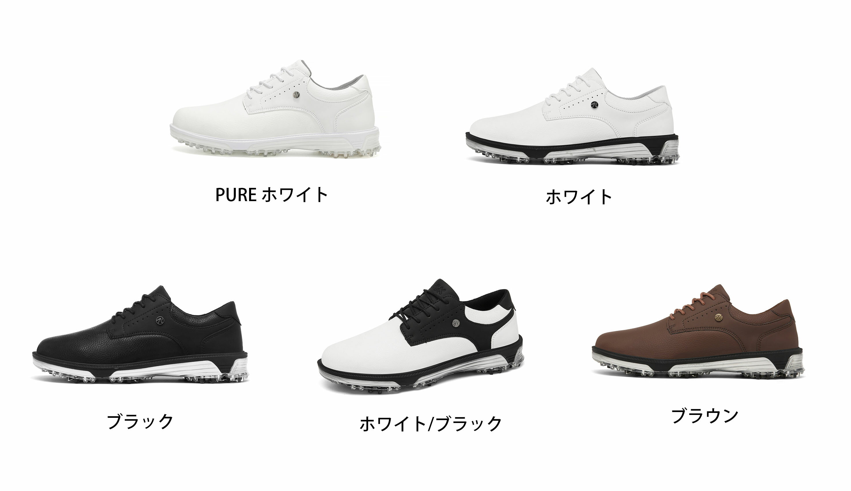 ゴルフシューズ ゴルフ ウォーキングシューズ プロゴルフスニーカー レザー 滑り止め 防水 練習靴 男女兼用 25.0cm-28.0cm