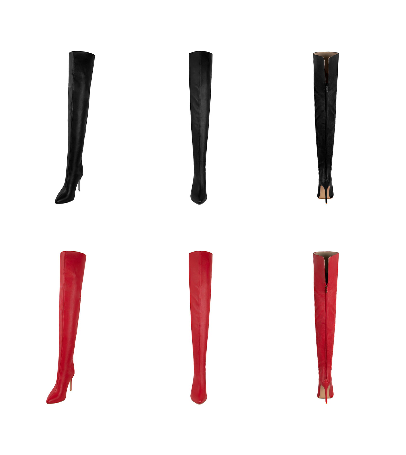 厚底ロングブーツ レディース ロング丈 コスプレ パンク靴 長靴 厚底靴 シンプル おしゃれ カジュアル シューズ 旅行 通勤 22.0cm-28.0cm