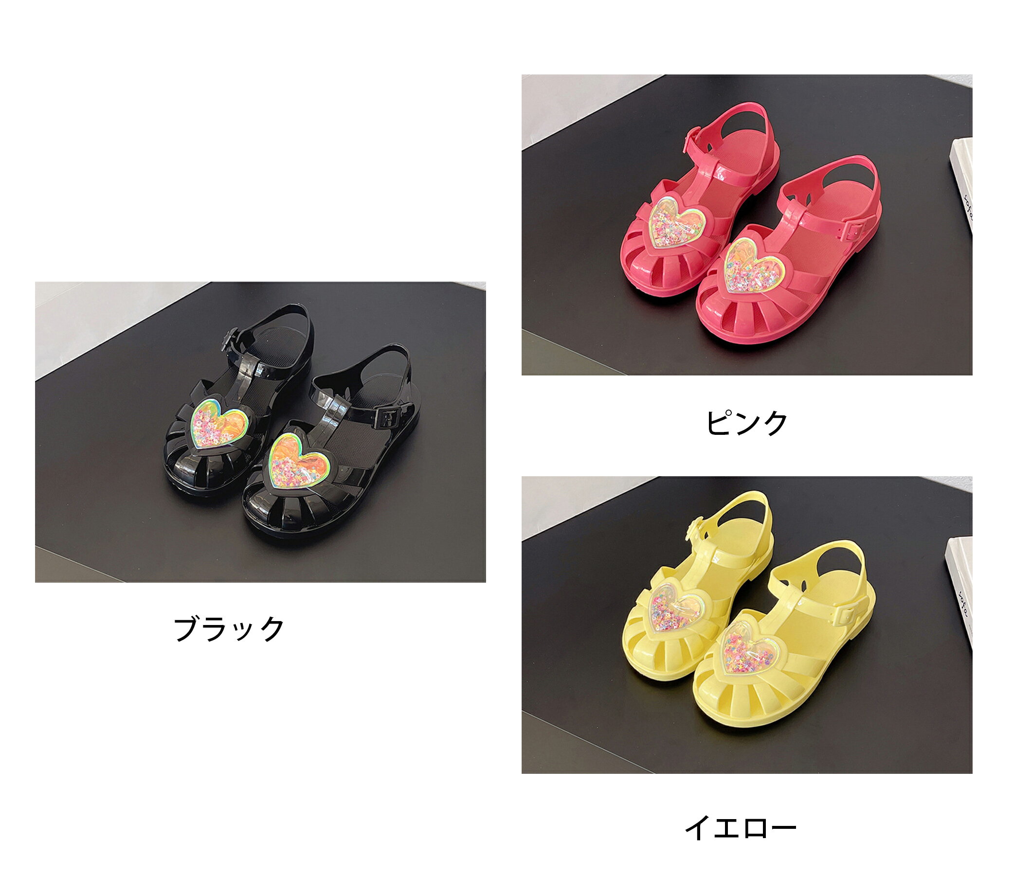Rakuten - サンダル キッズ 女の子 おしゃれ マジックテープ 軽量 お姫様 コスプレシューズ かわいい 無地 子供用 ドレスシューズ 屈曲性 シンプル プリンセスサンダル 小学生 通園 通学 結婚式 パーティー 仮装 プレゼント　15.5cm-21.5cm