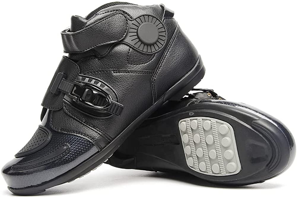 バイク用靴 メンズショートブーツ ライディングシューズ レーシングブーツ オートバイ靴 バイク用の靴 自由調整 バイクブーツ 3カラー 23.0cm-28.5cm