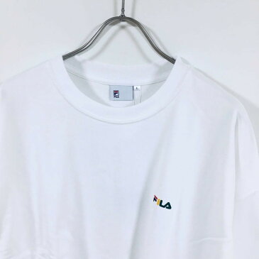 FILA フィラ ビッグシルエット 長袖 Tシャツ 9922 メンズ 【 送料無料 】 オーバーサイズ ビッグtシャツ ロンt クルーネック スポーツ ストリート系 ブランド ファッション カジュアル 白 ホワイト 黒 ブラック イエロー コットン M L XL