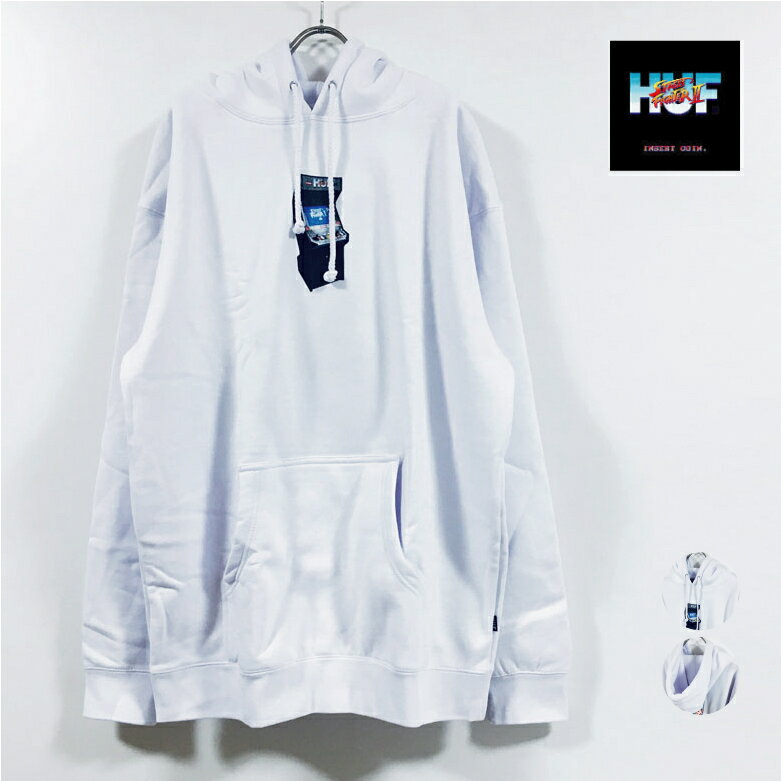 HUF ハフ STREET FIGHTER ストリートファイター コラボ ARCADE PO HOODIE プルオーバー パーカー 長袖 裏起毛 メンズ 【 送料無料 】 hufworldwide スト2 capcom カプコン フード スウェット …