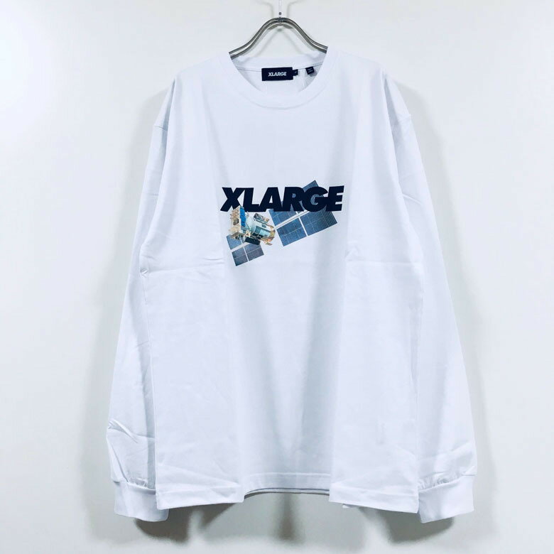 XLARGE エクストララージ SPACE STANDARD LOGO 長袖 Tシャツ メンズ 【 送料無料 】 LS プリント ロゴ ロンt ロングスリーブ ファッション ストリート系 ワーク ヒップホップ hip hop スケートボード スケーター 白 ホワイト 黒 ブラック パープル M L XL