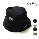 Keith Haring キース ヘリング バケット ハット ユニセックス  bucket hat 帽子 ストリート系 グラフィティ アート ファッション スケーター スケートボード スケボー メンズ レディース 黒 白 ベージュ ワンサイズ