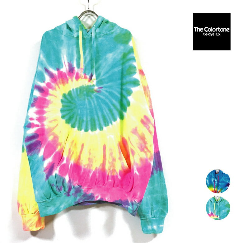 The Colortone J[g[ tie dye hoodie sweat ^C_C vI[o[ p[J[  N Y y  z 8.5IX  OX[u t[h g[i[ AJW Xg[gn JWA t@bV C{[ M L XL