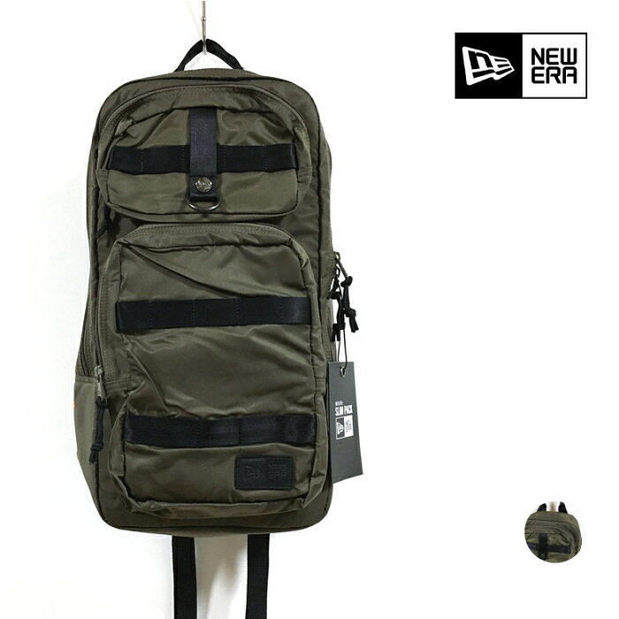 New Era ニューエラ SLIM PACK FLIGHT ARMY BAG フライト アーミー バッグパック ユニセックス 【 送料無料 】 ミリタリー 鞄 リュック スポーツ ストリート系 アパレル キャップ ブランド ファッション メンズ レディース 無地 ワンサイズ