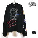 BILLIONAIRE BOYS CLUB ビリオネア ボーイズ クラブ BB CEREBRAL HOODIE パーカー 長袖 メンズ  BBC プリント 刺繍 フード スウェット トレーナー ストリート系 ブランド ヒップホップ hiphop スケーター ファッション 黒 ブラック USサイズ