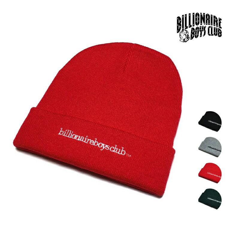 BILLIONAIRE BOYS CLUB ビリオネア ボーイズ クラブ BB NEBULA BEANIE ニットキャップ ビーニー ユニセックス 【 送料無料 】 アクリル ロゴ刺繍 ニット帽 cap ストリート系 hiphop ヒップホップ ファッション ブラック グレー レッド グリーン メンズ レディース ワンサイズ