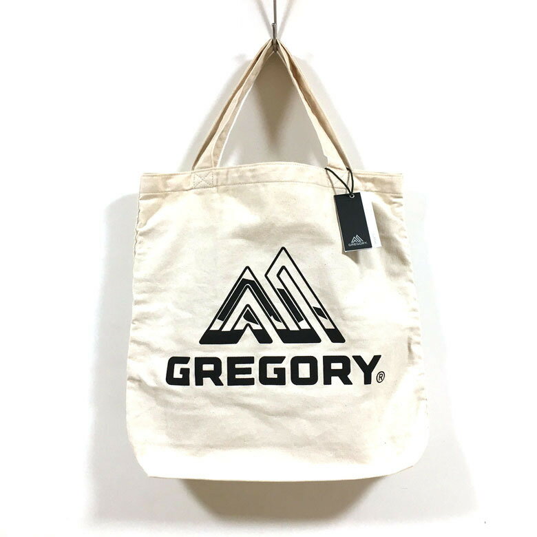 GREGORY グレゴリー COTTON CANVAS TOTE トートバッグ ユニセックス 【 送料無料 】 コットン ロゴ プリント bag アウトドア ストリート系 ファッション ブランド メンズ レディース ナチュラル ワンサイズ