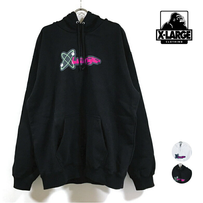 エクストララージ パーカー メンズ XLARGE エクストララージ FUTURE PULLOVER HOODED SWEAT パーカー 長袖 メンズ 【 送料無料 】 ロゴプリント フード スウェット トレーナー ストリート系 ブランド アパレル ワーク ヒップホップ スケーター ファッション 白 white 黒 black M L XL サイズ