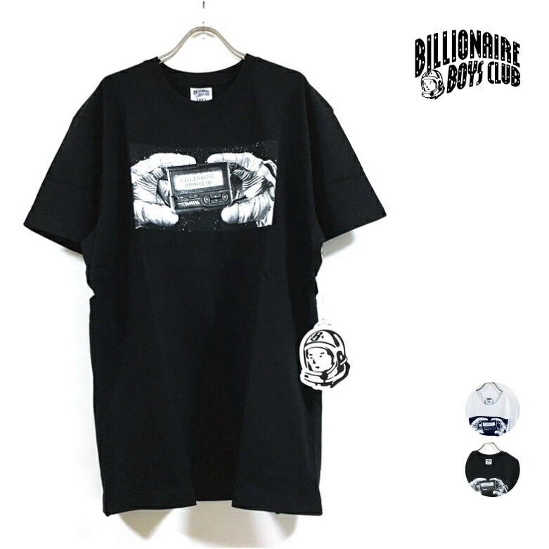 【 アウトレット 】 BILLIONAIRE BOYS CLUB ビリオネア ボーイズ クラブ BB DISCOVERY 半袖 Tシャツ メンズ 【 送料無料 】 BBC クルーネック プリント トップス ストリート系 アパレル ブランド ヒップホップ hiphop スケーター ファッション ホワイト ブラック USサイズ