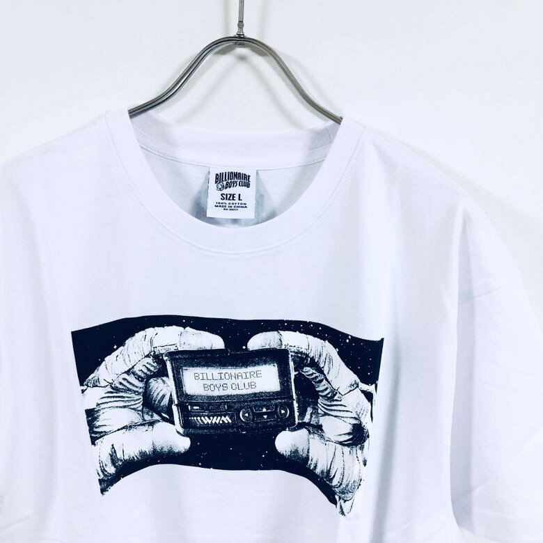 【 アウトレット 】 BILLIONAIRE BOYS CLUB ビリオネア ボーイズ クラブ BB DISCOVERY 半袖 Tシャツ メンズ 【 送料無料 】 BBC クルーネック プリント トップス ストリート系 アパレル ブランド ヒップホップ hiphop スケーター ファッション ホワイト ブラック USサイズ 3