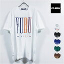 FUBU フブ ON THE LOW 半袖 Tシャツ メンズ 【 送料無料 】 ロゴ刺繍 クルーネック tshirt ストリート系 ヒップホップ hip hop B系 ファッション 白 ホワイト 黒 ブラック 青 ブルー 緑 グリーン 茶 ブラウン M L XL 2XL 3XL USサイズ