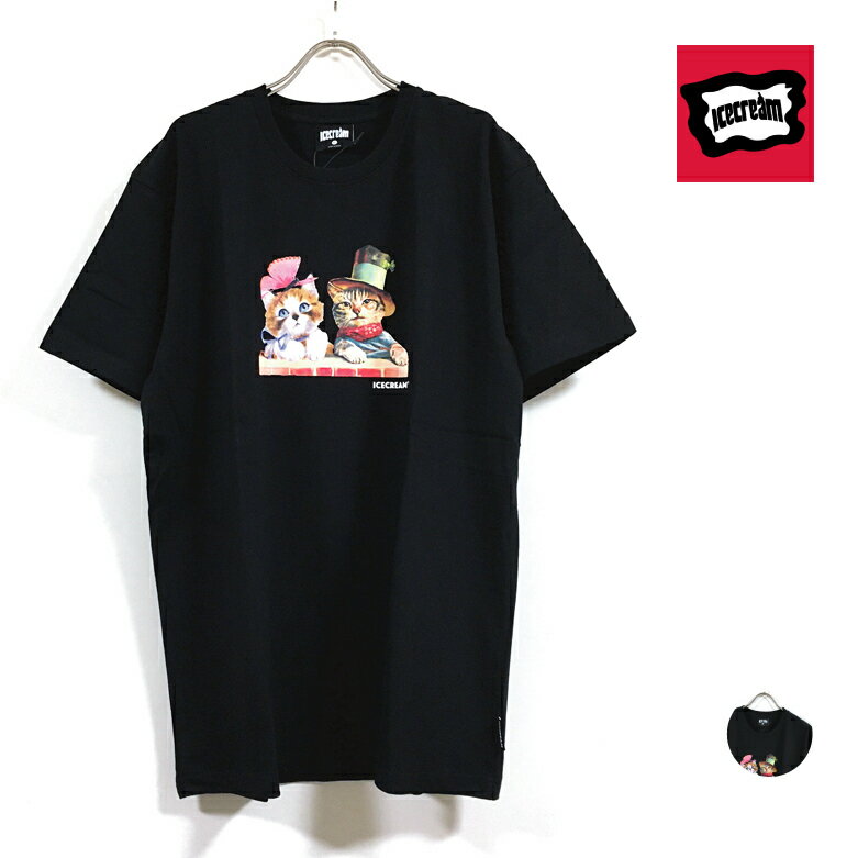 ICECREAM ACXN[ MR. BIGGLESWORTH  TVc Y y  z L lR cat vg V[gX[u gbvX Xg[gn qbvzbv t@bV  ubN black M L XL 2XL USTCY