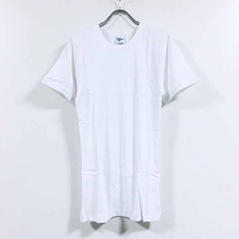 Robert P. Miller ミラー RIB CREW NECK S/S TEE 半袖 Tシャツ 101C 無地 メンズ 【 送料無料 】 リブ クルーネック トップス インナー ストリート系 アメカジ ファッション 白 ホワイト 黒 ブラック 灰 グレー M L 2