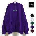 XLARGE エクストララージ STANDARD LOGO PULLOVER HOODED SWEAT パーカー 長袖 メンズ 【 送料無料 】 ロゴ刺繍 フーディー スウェット トレーナー ストリート系 ヒップホップ スケーター ファッション ブラック グレー グリーン パープル バーガンディー M L XL サイズ