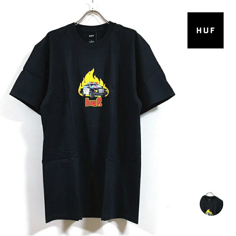 HUF nt ROASTED TVc  Y y  z hufworldwide ss tshirt V[gX[u N[lbN vg gbvX Xg[gn XP[^[ t@bV Ap C|[g uh  ubN black M L USTCY