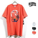 BILLIONAIRE BOYS CLUB ビリオネア ボーイズ クラブ BB HELMET 半袖 Tシャツ メンズ 【 送料無料 】 BBC ロゴ プリント クルー トップス ストリート系 ヒップホップ スケーター ファッション アパレル インポート ブランド ホワイト ブラック ピンク M L XL USサイズ