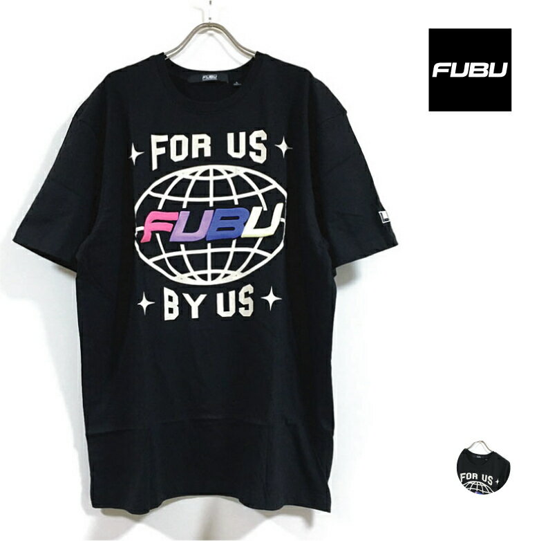 FUBU tu PRINTED TEE  TVc F12TE113 Y y  z N[lbN S vg tshirt gbvX Xg[gn Bn qbvzbv t@bV  ubN black M L XL TCY