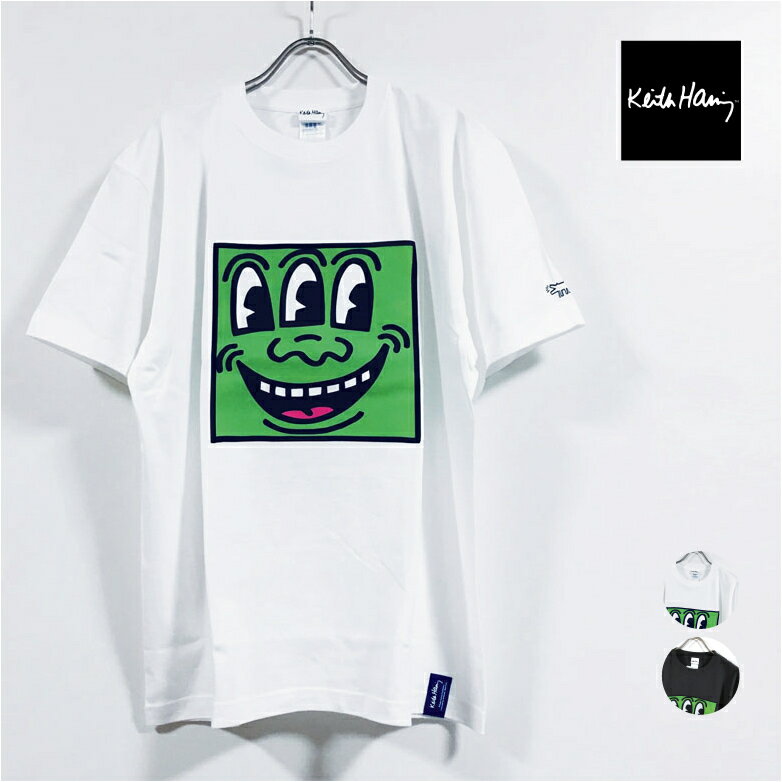 Keith Haring L[X wO S/S TEE  TVc KH2307 Y y  z N[lbN tg  vg gbvX Xg[gn XP[^[ OtBeB t@bV  zCg white  ubN black M L XL TCY