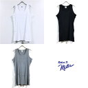 Robert P. Miller ミラー RIB TANK TOP リブ タンクトップ 102C 無地 メンズ 【 送料無料 】 ノースリーブ シャツ インナー トップス ストリート系 アメカジ ファッション 白 ホワイト 黒 ブラック 灰 グレー M L XL サイズ