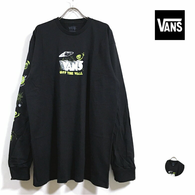 VANS oY SPACE GREETINGS  TVc Y y  z @Y vg N[lbN tshirt t XP[^[ Xg[gn t@bV  ubN M L XL USTCY