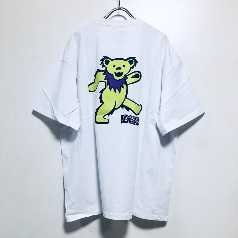 【 アウトレット 】 Greatful Dead グレイトフルデッド オーバーサイズ 半袖 Tシャツ 42011 メンズ 【 送料無料 】 クルーネック ビッグシルエット トップス ストリート系 バンド ロック フェス ファッション ホワイト ブラック M L XL サイズ