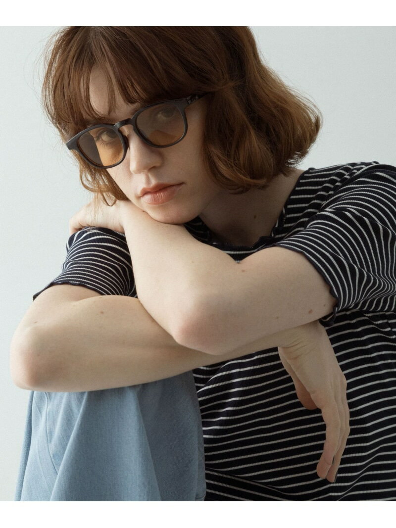 乐天商城 - ウェリントンカラーサングラス Sonny Label サニーレーベル ファッション雑貨 メガネ ピンク ブラウン[Rakuten Fashion]