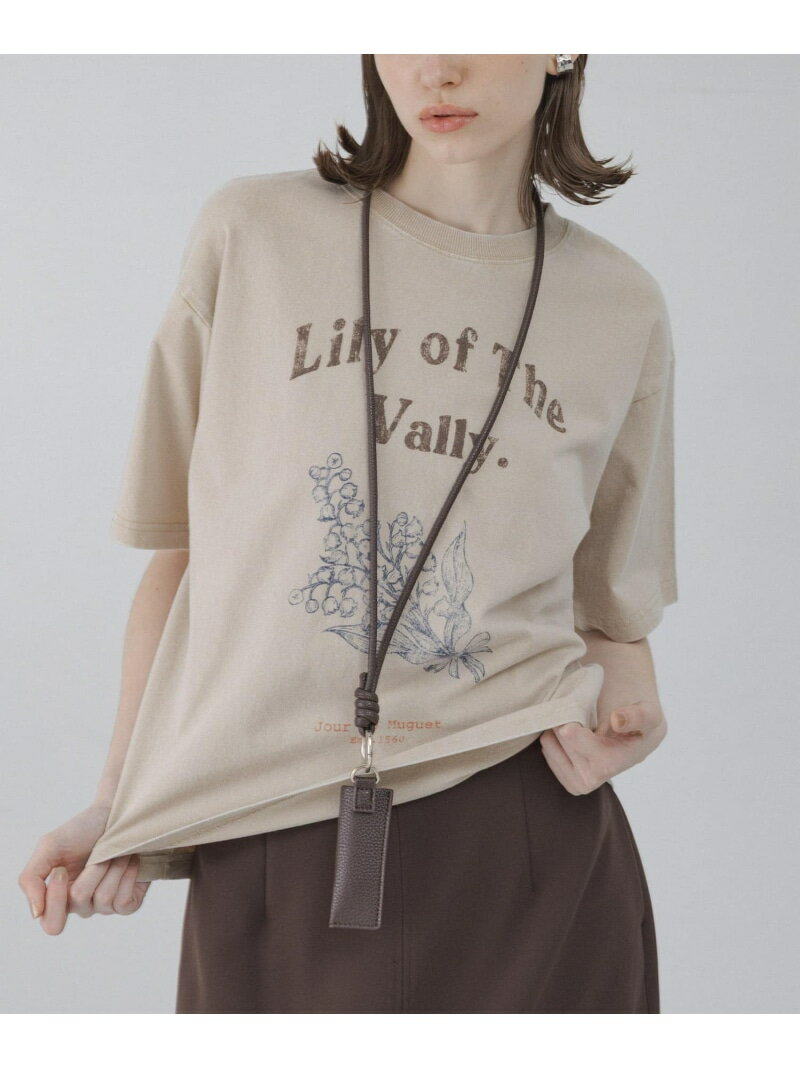 Rakuten - 【SALE／40%OFF】LILY OF THE VALLEY T-SHIRTS Sonny Label サニーレーベル トップス カットソー・Tシャツ ホワイト ネイビー ベージュ【RBA_E】[Rakuten Fashion]