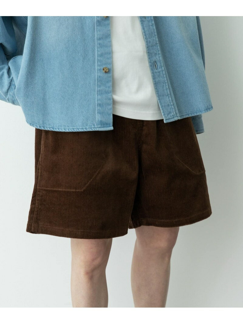 乐天商城 - コーデュロイイージーバギーショートパンツ Sonny Label サニーレーベル パンツ その他のパンツ ブラウン ホワイト ブラック グリーン ピンク【送料無料】[Rakuten Fashion]