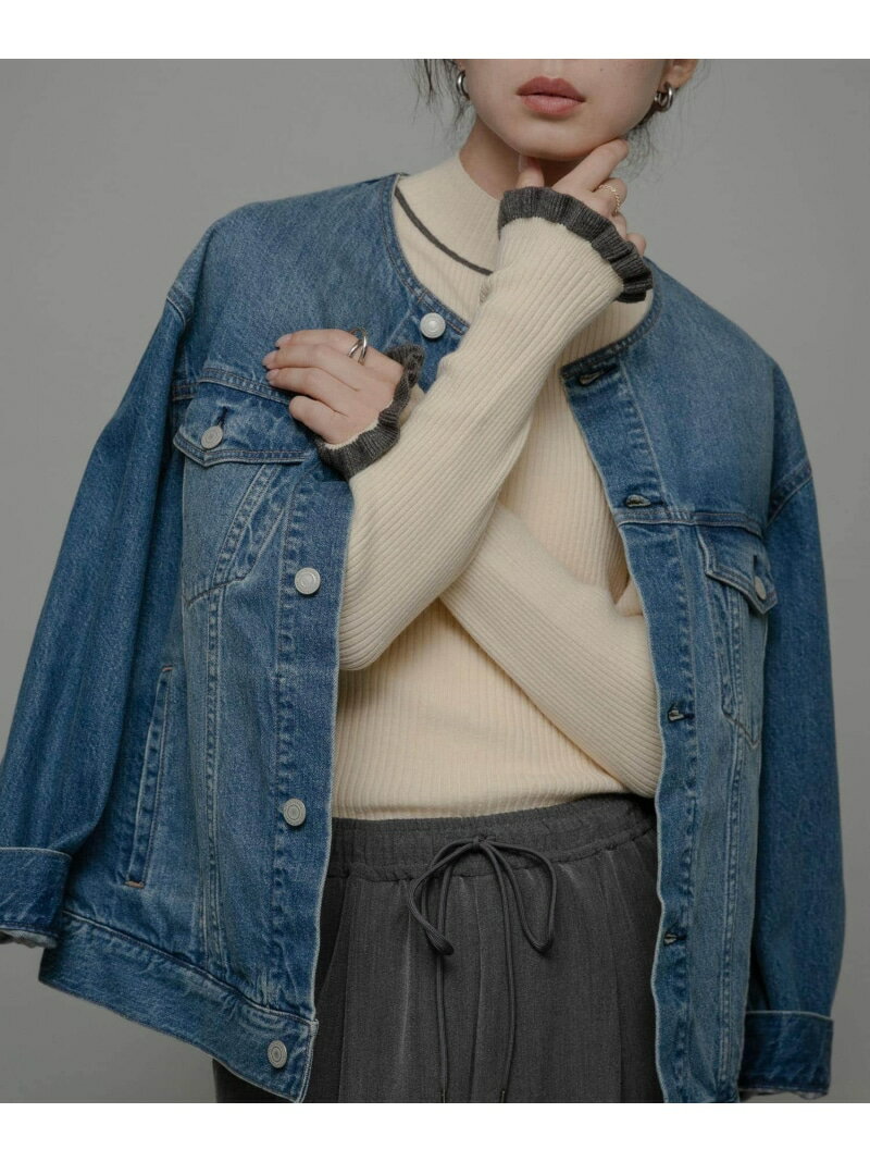 袖口フリルハイネックプルオーバー Sonny Label サニーレーベル トップス ニット【送料無料】[Rakuten Fashion]