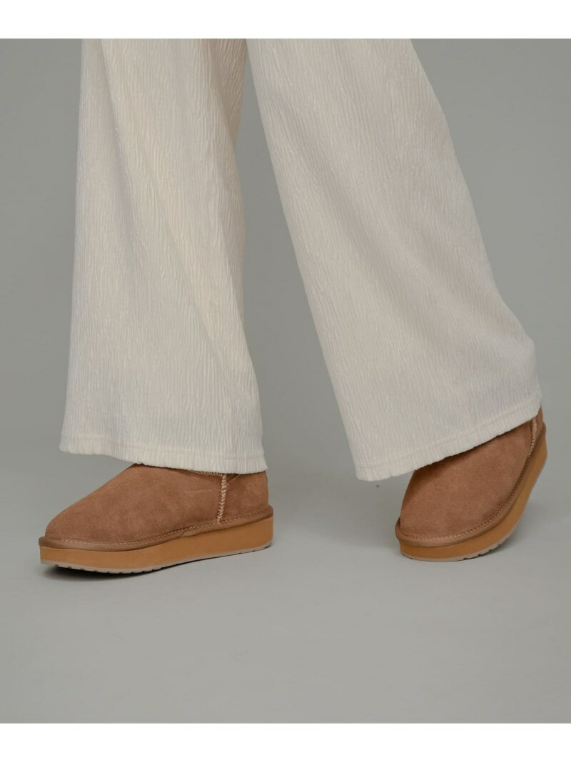 EMU PLATFORM MICRO WOOL Sonny Label サニーレーベル シューズ・靴 ブーツ ブラック ブラウン【送料無..