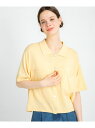【SALE/35%OFF】(接触冷感)クールミストニットシャツ Sonny Label サニーレーベル トップス ニット イエロー グレー ホワイト【RBA_E...
