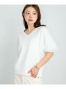 【SALE/40%OFF】パフスリーブVネックスウェットプルオーバー Sonny Label サニーレーベル トップス スウェット・トレーナー イエロー グレー...
