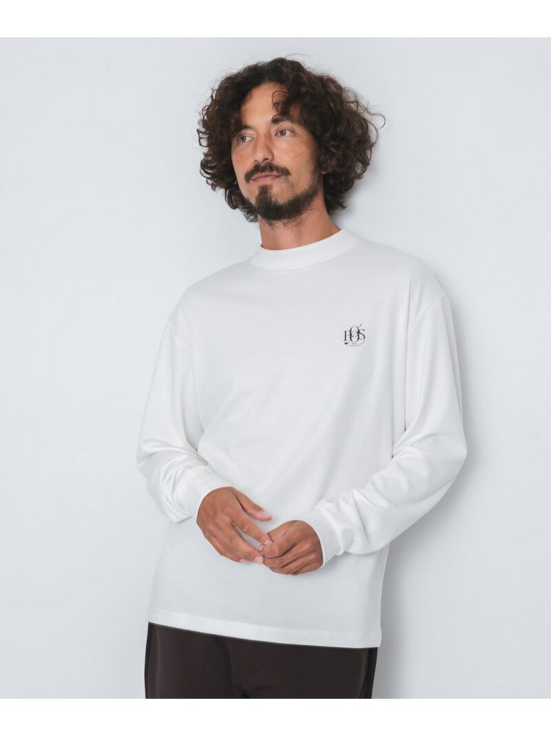 OOPS 機能付きモックネックロングTシャツ Sonny Label サニーレーベル トップス カットソー・Tシャツ ブラック ホワイト【送料無料】[Rakuten Fashion]